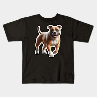 American Staffordshire Terrier Kids T-Shirt